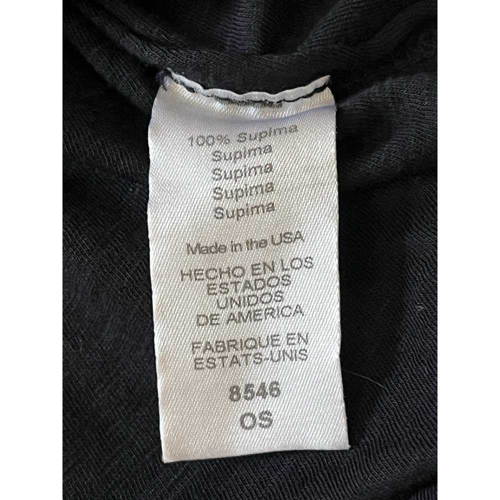 New! Michael Stars Mock Neck Swing T Shirt Long Sleeve Black One Size retail $88 - Picture 12 of 15